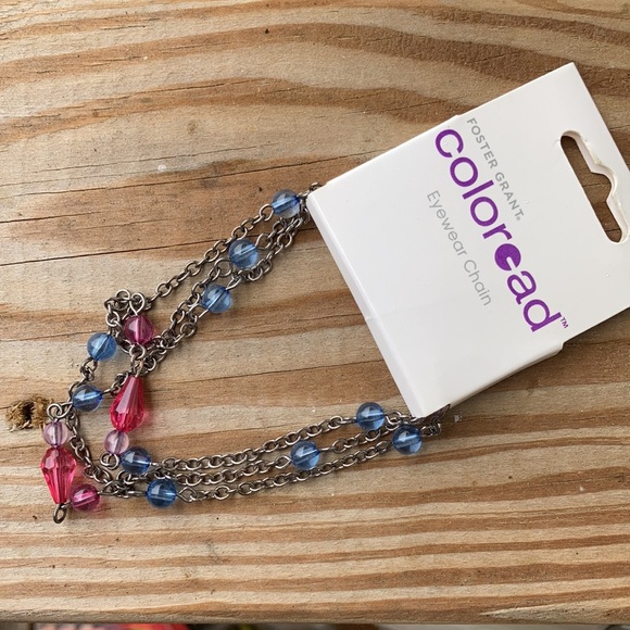 ⚜️Foster Grant Color read eyewear chain! NWT! - Picture 1 of 4